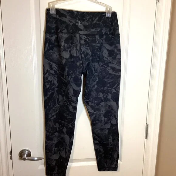 Lole Women's High Waisted Leggings Comfy Stretch Grey Black Gym Jogging Yoga - Picture 4 of 8